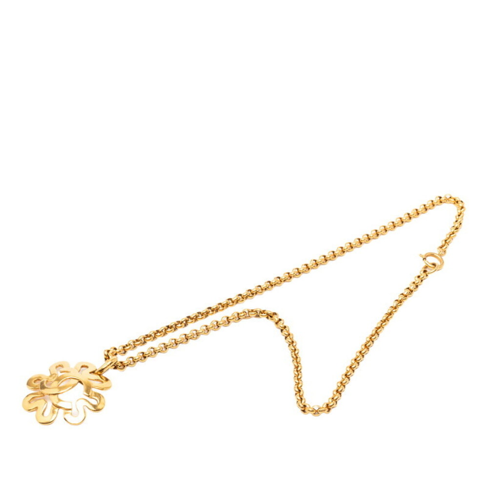CHANEL Vintage Gold Logo Necklace - Picture 4 of 5